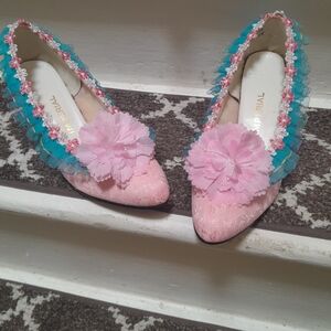 Rococo Baroque 18th century Marie Antoinette-steam punk baby doll trend shoes.